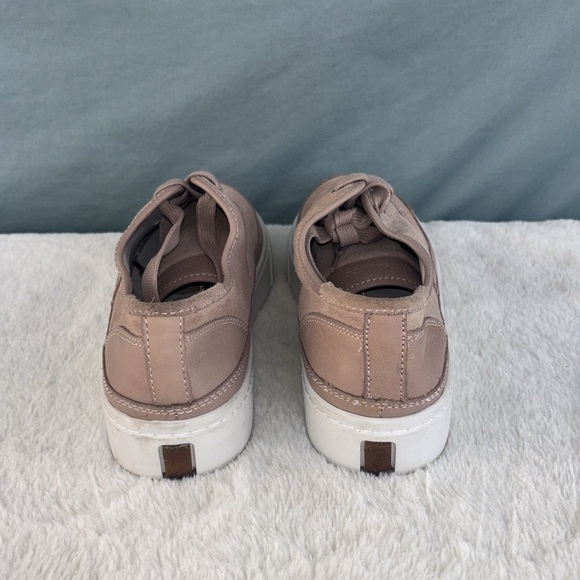 NWOT ALLSAINTS Women Milla Platform Sneaker Leather Suede Dusky Pink Sz 8 /EU 41 - Picture 5 of 10